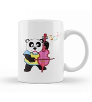 Panda Loves Music Music Is Life Kupa Bardak Porselen