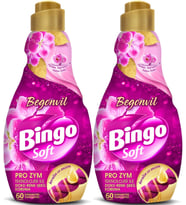 Bingo Soft Çamaşır Yumuşatıcı Konsantre 1440ML Begonvil (2 Li Set)