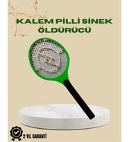 Yüksek Gerilimli Elektronik Sinek Öldürücü – Pil ile Çalışan, Güvenlik Izgaralı