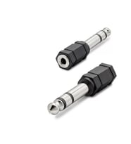 6.5 Mm To 3.5 Mm F Çevirici Enstruman Gitar Siyah HDX1265