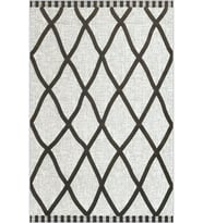 Eliana Home Baskılı, Yıkanabilir Kaymaz Taban Salon Halısı LNA0767 100x150 cm (Siyah)