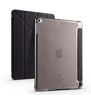 Apple iPad 9.7 2017 2018 5.6.Nesil Kalemlikli Katlanabilir Kılıf (Siyah)