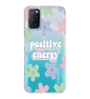 Oppo A52/A72/A92 Uyumlu Positive Energy Tasarımlı Şeffaf Telefon Kılıfı