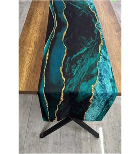 Gold Desenli Runner 40 X 140