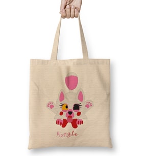 Lil' Mangle Fnaf Bez Çanta Uzun Saplı