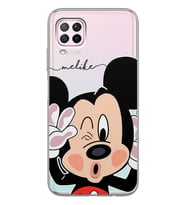 Huawei Mickey Tasarımlı Şeffaf Telefon Kılıfı