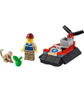 Lego 30570 City Vahşi Hayvan Kurtarma Hoverkraftı (Kamuflaj)
