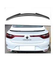 renault megane 4 sedan plastik parlak siyah boyalı m4 spoiler