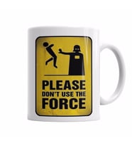 Don't use the Force Kupa Bardak Porselen