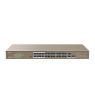 Tenda TEF1126P-24-250W 24 Port Poe+ 10-100 Switch Çelik Kasa Rack Mount