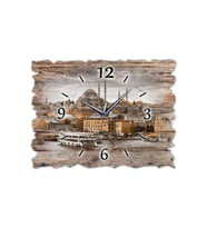 Retro Duvar Saati 29 CM x 39CM (Çok Renkli)