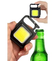 Işıldak Usb Şarjlı Cep El Feneri Taşınabilir Mini Led Işık Çok Fonksiyonlu