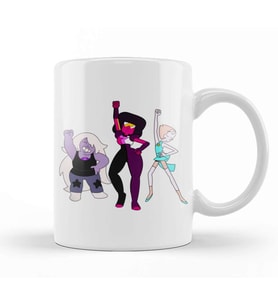Steven Universe Amethyst Garnet Pearl Kupa Bardak Porselen