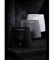 Night Erkek Rahat Esnek Seamless 3 Lü Boxer