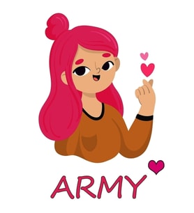 Bts Ordusu Tablo Ahşap Poster Dekoratif Kod4775