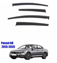Vw Passat B8 Mugen Cam Rüzgarlığı 2015-2020 arası 4'lü Sunplex (Beyaz)