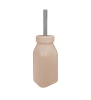 Oioi Şişe + Pipet 200ml Bubble Beige / Powder Grey