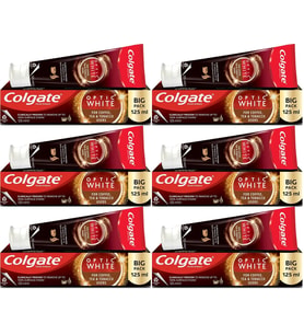 Colgate Diş Macunu Optic White 125ML Çay-Kahve-Sigara (6 Lı Set)