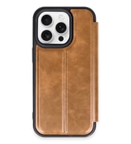 iPhone 14 Pro Max Kılıf Flip Cover - Taba
