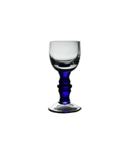Paşabahçe El İmalatı Mavi Kristal Mini Likör Kadehi 1 Adet 21196