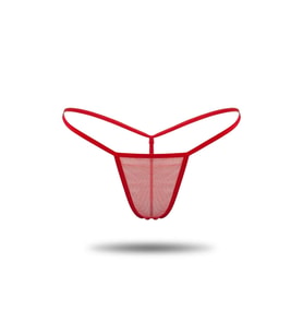 Transparan Tül String Tanga