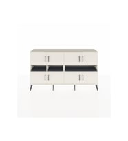 Arges Konsol 8 Raflı 8 Kapaklı 176x30x99 Aytaşı-Aytaşı/Antrasit