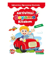 Aktiviteli Boyama Kitabı Taşıtlar