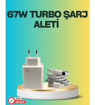 67 Watt Type C Turbo Şarj Seti