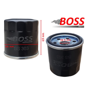 Honda Yağ Filtresi Hf303 Boss Yamaha Mt-07 Mt-09 R1 R6 Kawasaki Kle 650 Zx-10R Xl650 Fz6 Fazer