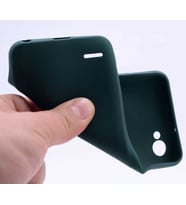 LG Q6 Uyumlu Kılıf Zore Premier Silikon Kapak (SAKS MAVI)