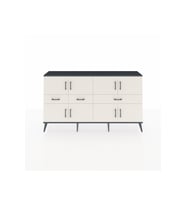 Arges Konsol 5 Raflı 3 Çekmeceli 8 Kapaklı 176x30x99 Antrasit-Aytaşı