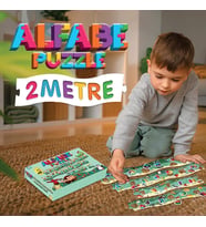 Laço İki Metre Alfabe Puzzle LC7481