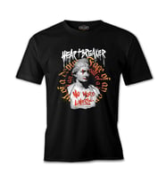Statue with a Heartbreaker Quote Siyah Erkek Tshirt