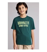 Defacto New Regular Fıt Yeşil Erkek Çocuk T-Shirt G7467A8/GN1116