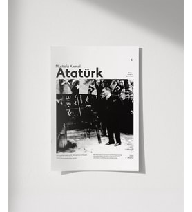 Çerçevesiz Poster Harf Devrimi