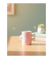 3d Ayı Figürlü Seramik Kupa 438 Ml Beyaz