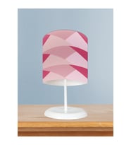 MEKTA HOME BEBEK VE ÇOCUK ODASI Geometrik Desenli Abajur