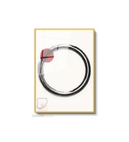 Dikey Çerçeveli Cam Soyut 0037 1 Modern Ev Dekoru Duvar Sanatı Ev Ofis Tablosu (Altın)