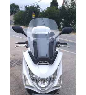 MOTOCAM Kymco Xciting 500 İ Ön Cam 2008-2012 Model 62cm Şeffaf Renkli 4mm
