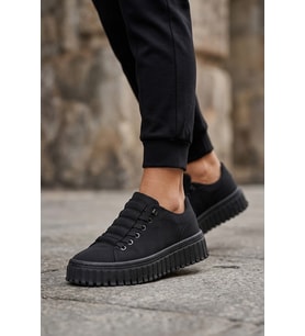 Gamelu Canvas 26Y Kadın Klasik Sneaker Siyah