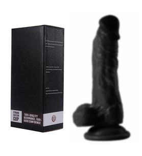 Pretty Love Bulish 17 CM siyahi Realistik Güçlü Vantuzlu Lüks Dildo Penis