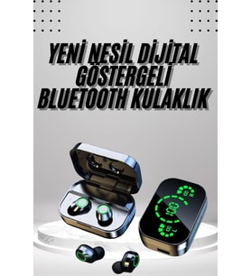 2025 Model Bluetooth Kulaklık Telefon Şarj Edebilen Çağrı Cevaplama Dijital Göstergeli
