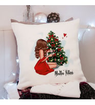 Mutlu Yıllar & Merry Christmas & Yılbaşı Tasarımlı Yastık