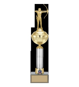 ODAK KUPA - Figürlü Kupalar - Okçu Figürlü Kupalar FG-057 A - 46 cm