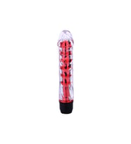 Titreşimli Vibratör Dildo 17,5cm Kırmızı Tıbbi Silikon Başlıklı Titreşimli Vibratör
