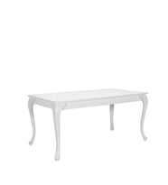 Adore Mobilya Country Yemek Masası - Mat Lake Beyaz 160-200x76x90 cm (GxYxD)