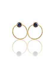 Kadir Jewellery 22 Ayar Altın Kaplama Kadın Halka Küpe -El İşçiliği Ve Hipoalerjenik Küpe