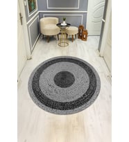 Dijital Baskı Modern Kaymaz Taban Halı H0310