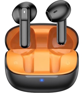JT2 Bluetooth 6.0 TWS Kablosuz Kulak İçi Kulaklık 4 Mikrofonlu ANC ENC Gürültü Engelleme 13mm Sürücü Siyah