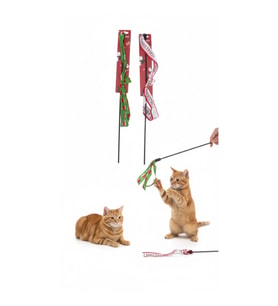 Yılbaşı Temalı Kedi Oyun Oltası
